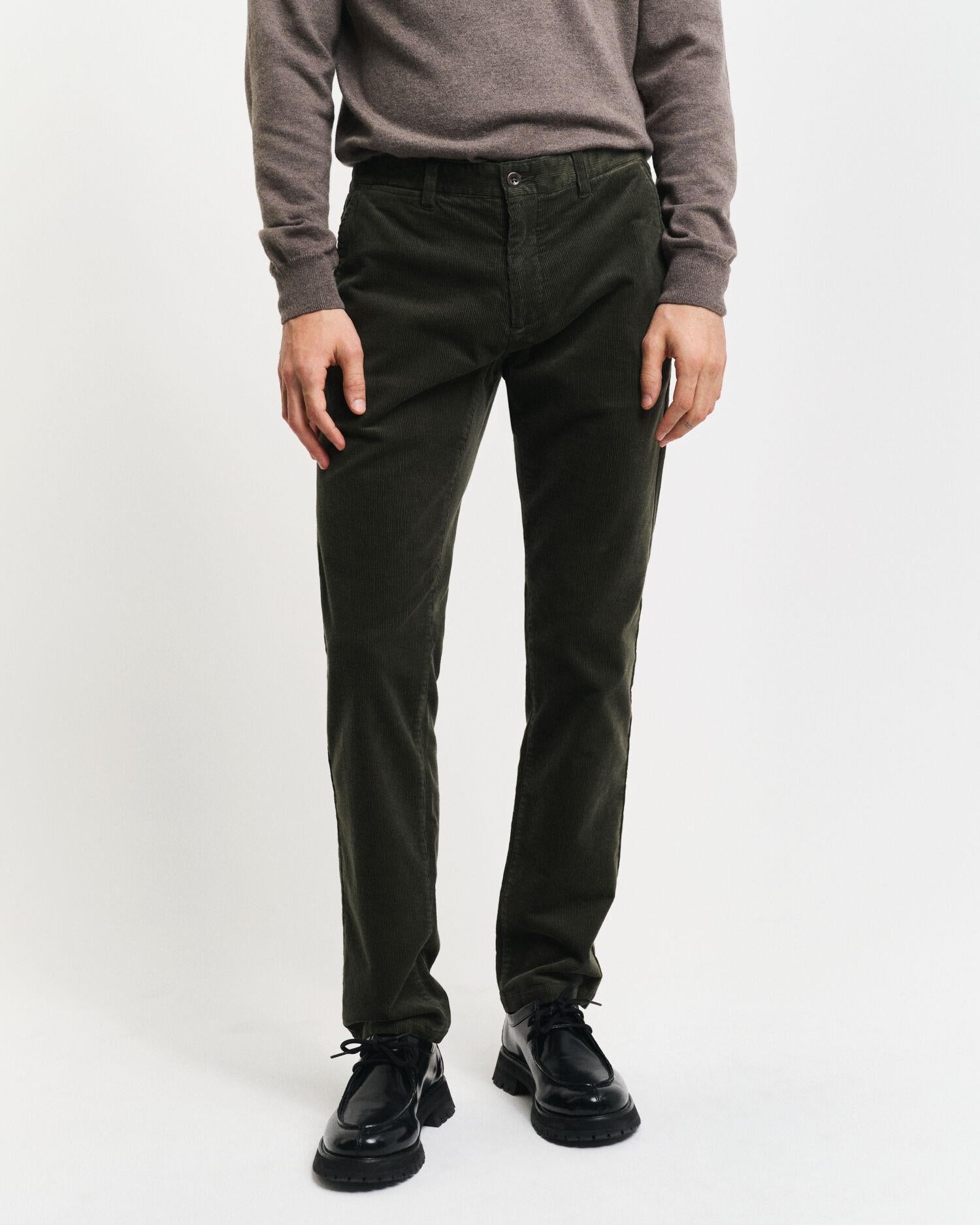 SLIM CORD CHINOS