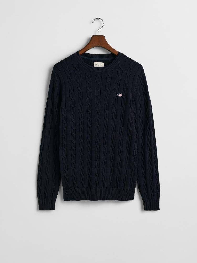 Cotton Cable C-Neck