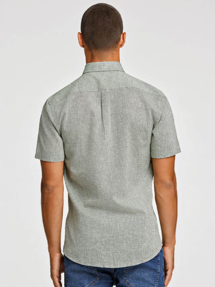 Linen/cotton shirt S/S