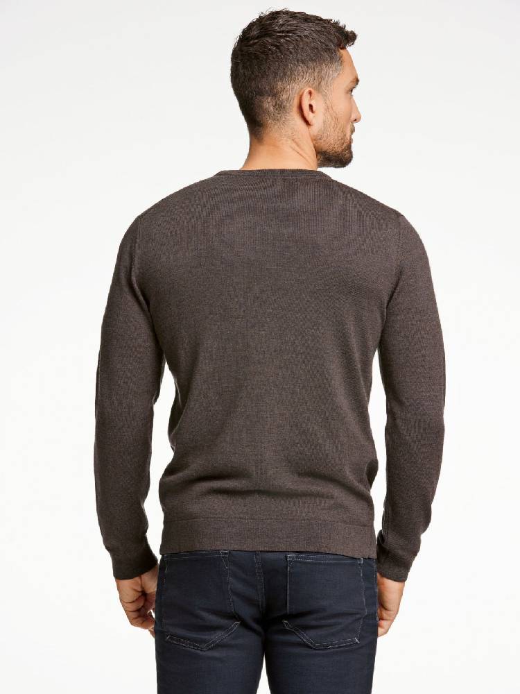 100 % Merino Crew Neck Knit