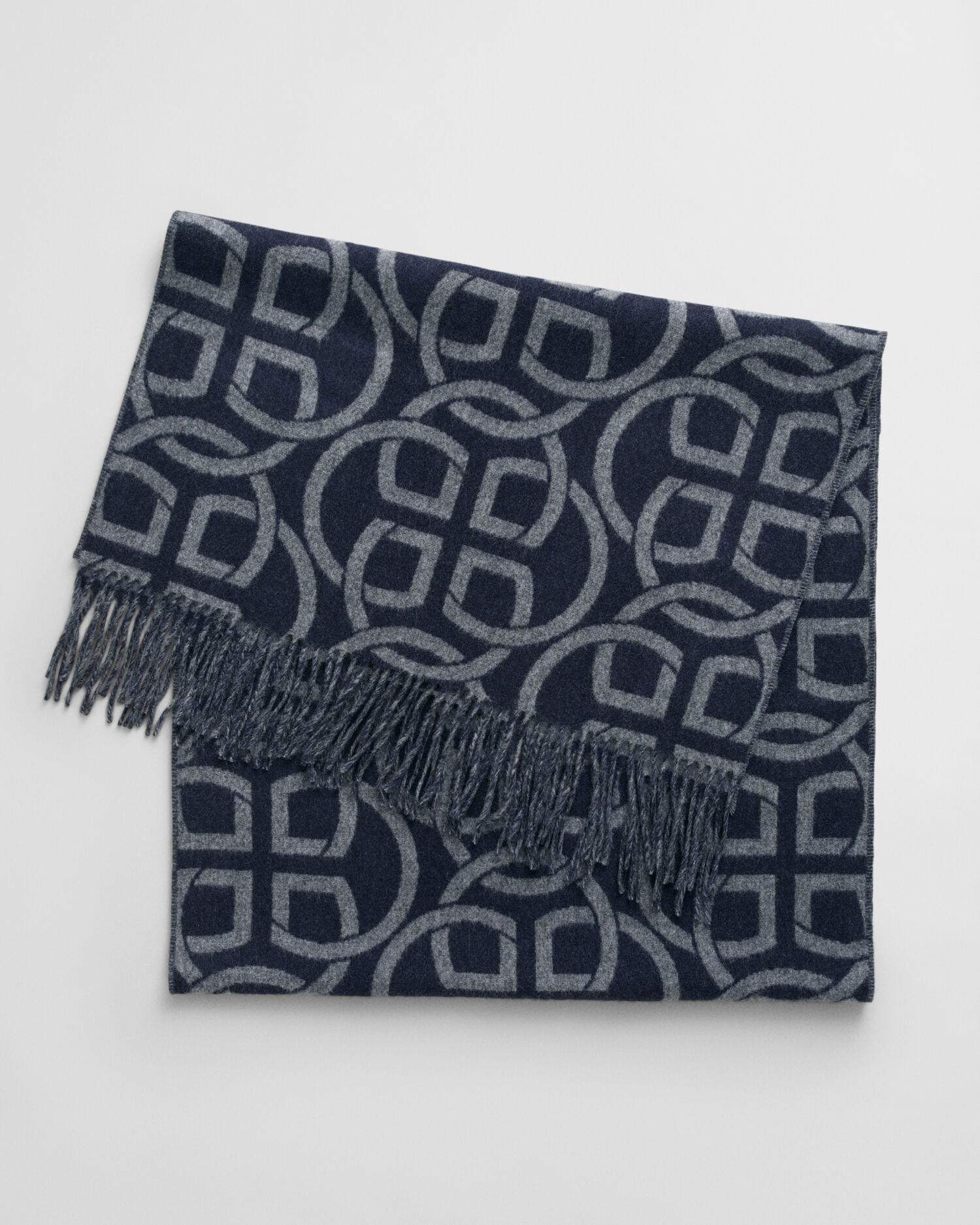 G PATTERN WOOL SCARF