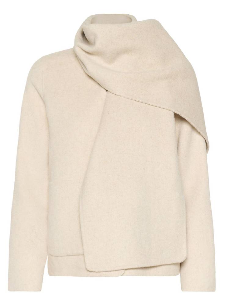 Haizleyiw Scarf Coat