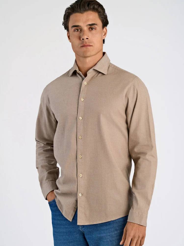Soft Indigo Stretch Shirt L/s