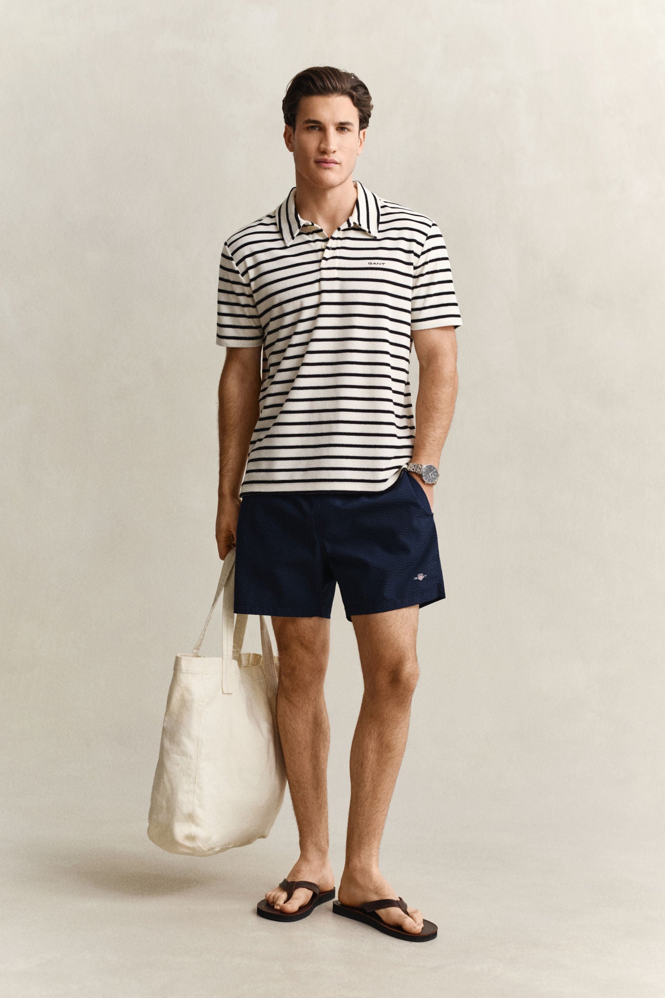 Seersucker Swim Shorts