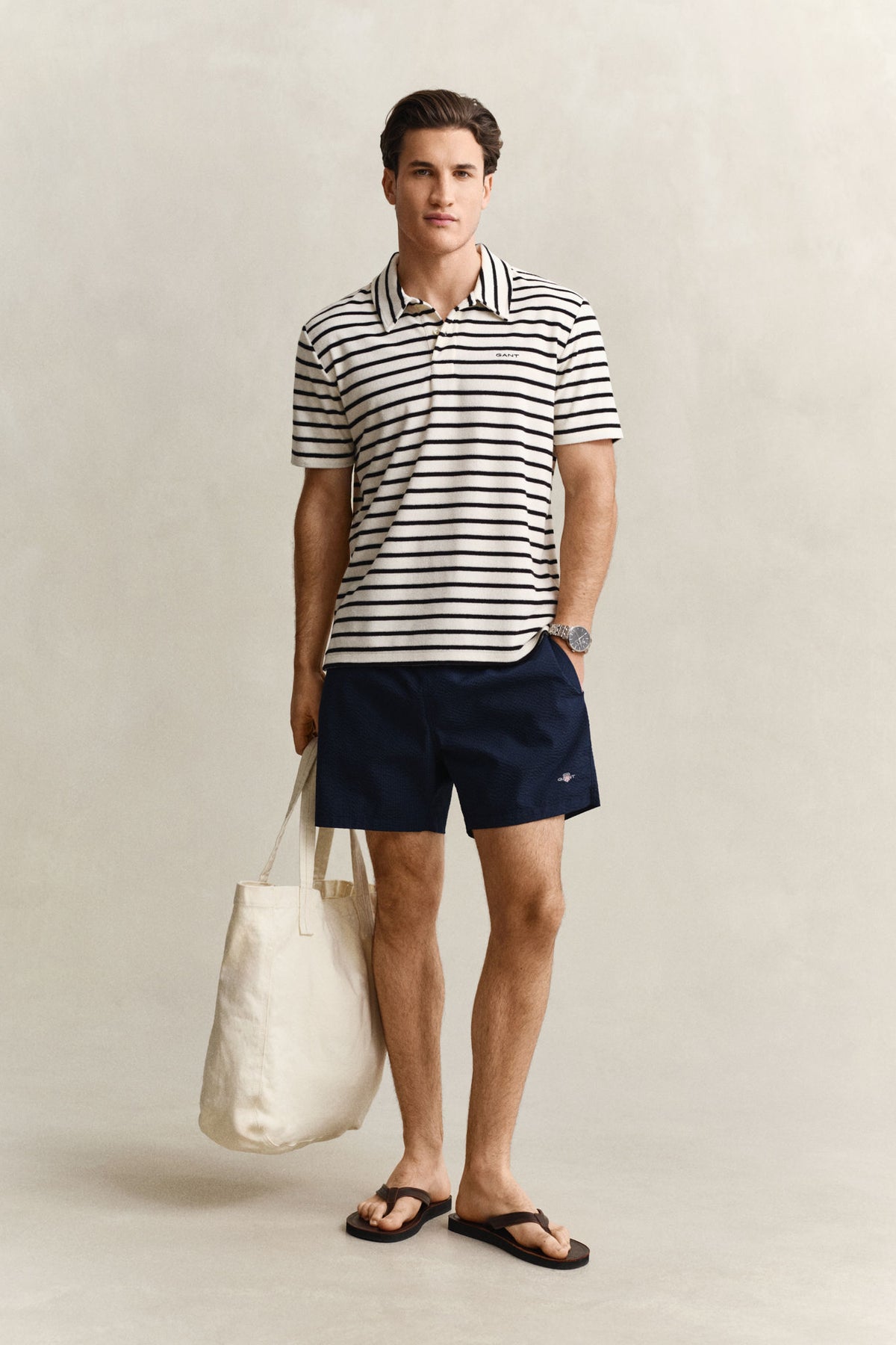 Seersucker Swim Shorts