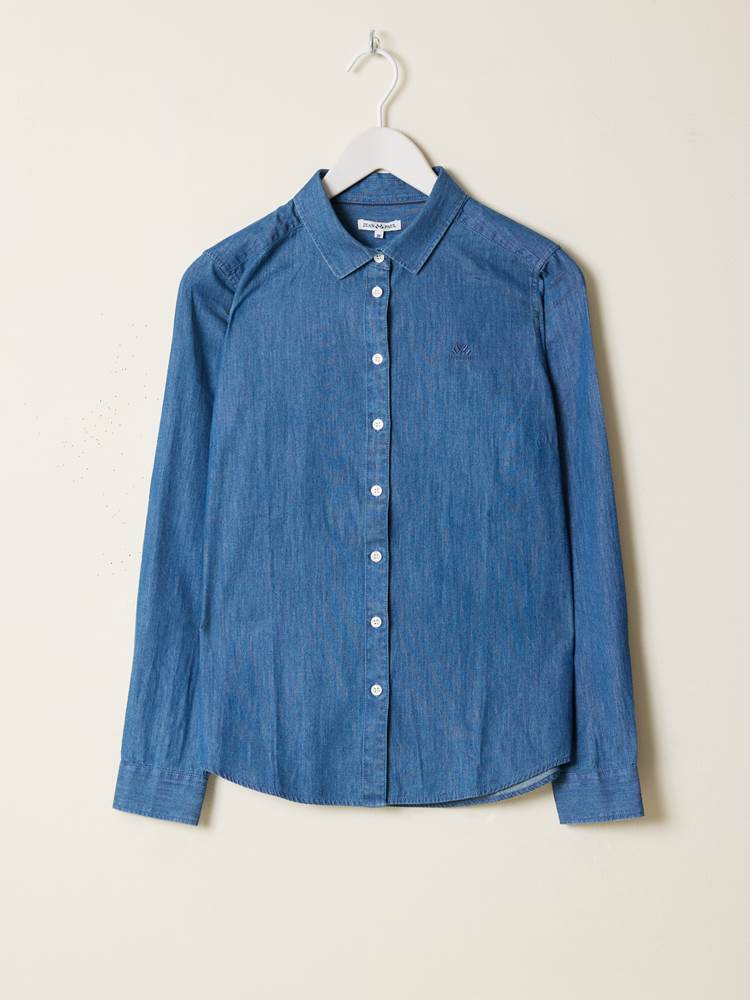 Basic denimskjorte