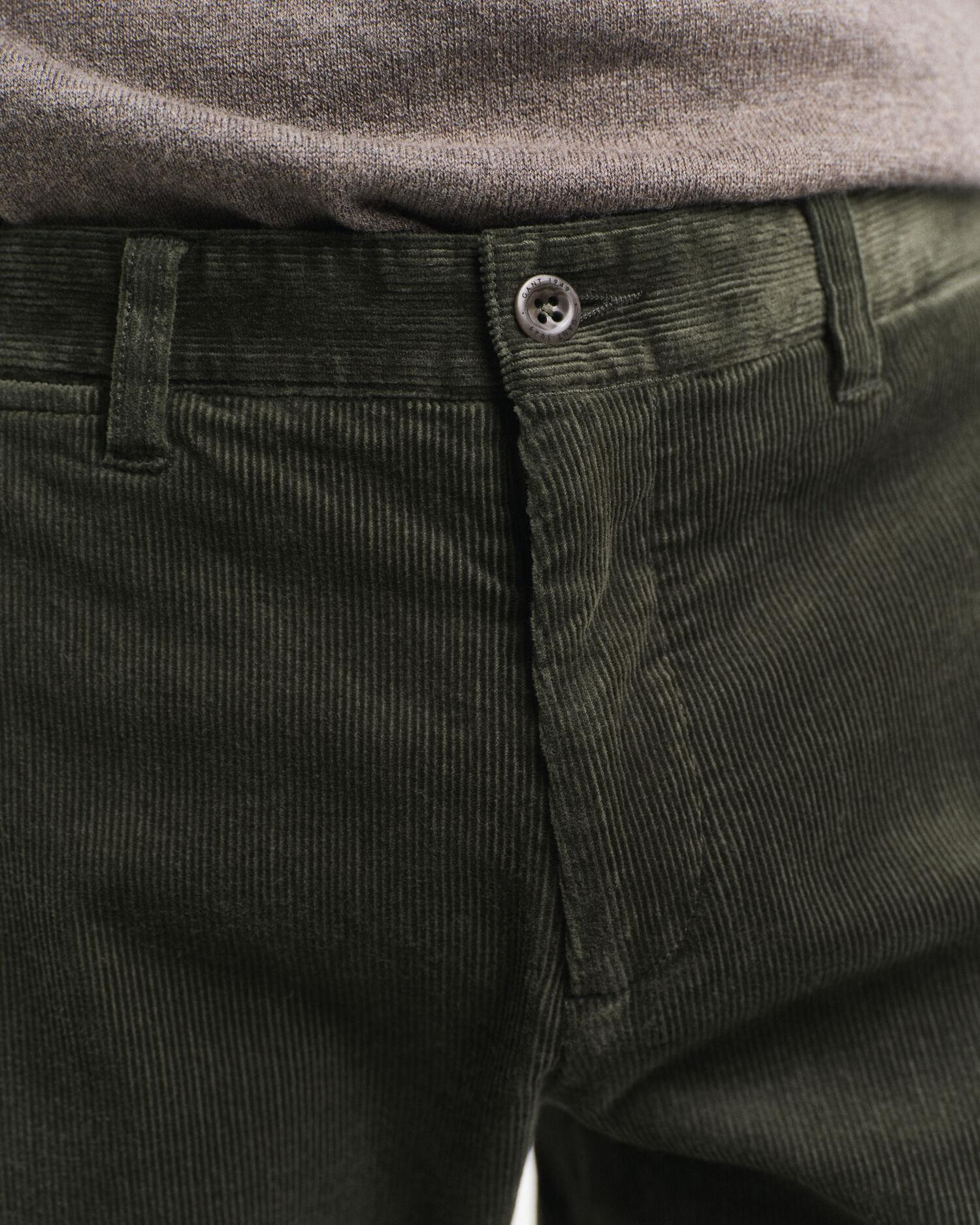SLIM CORD CHINOS