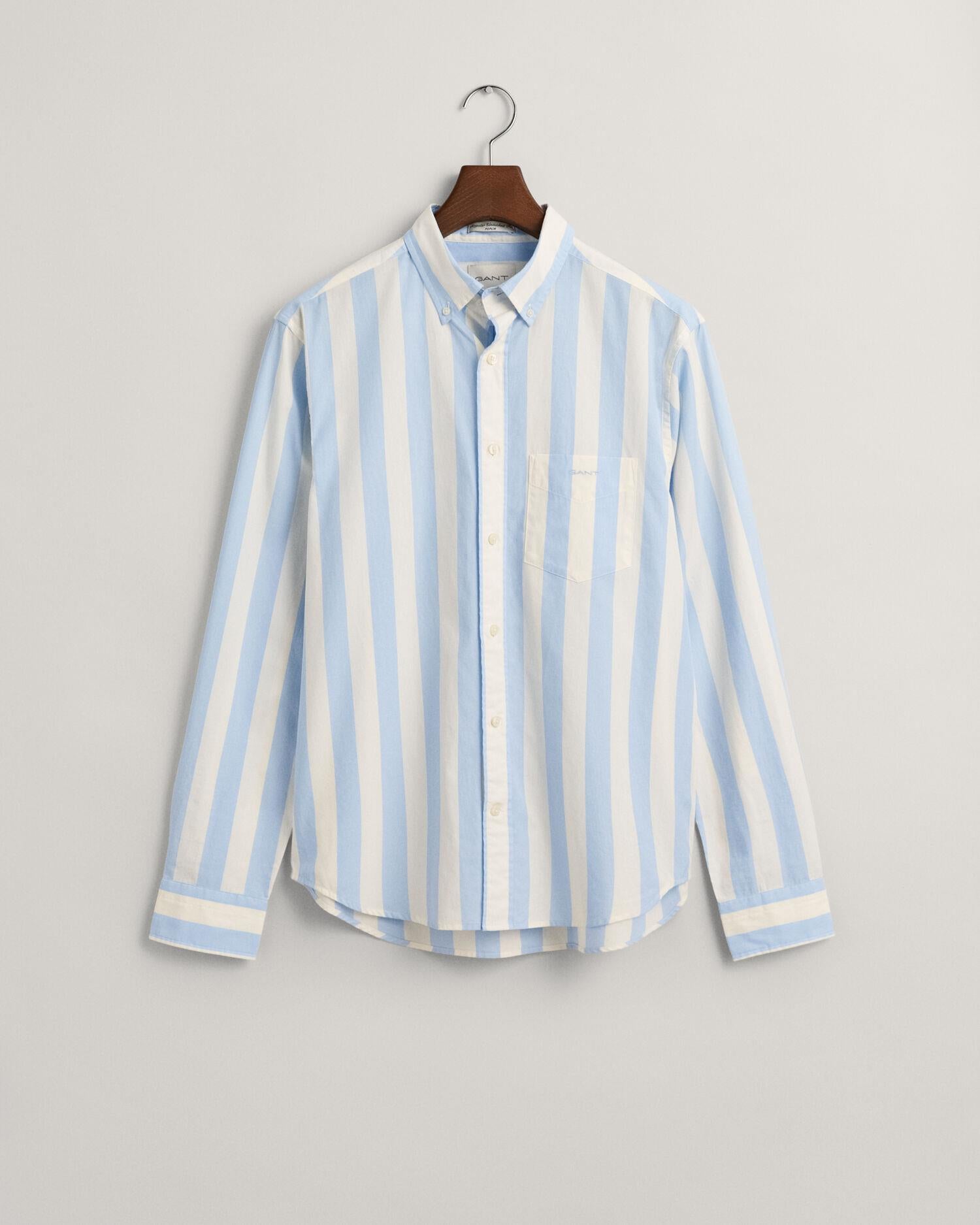 REG POPLIN PARASOL STRIPE SHIRT
