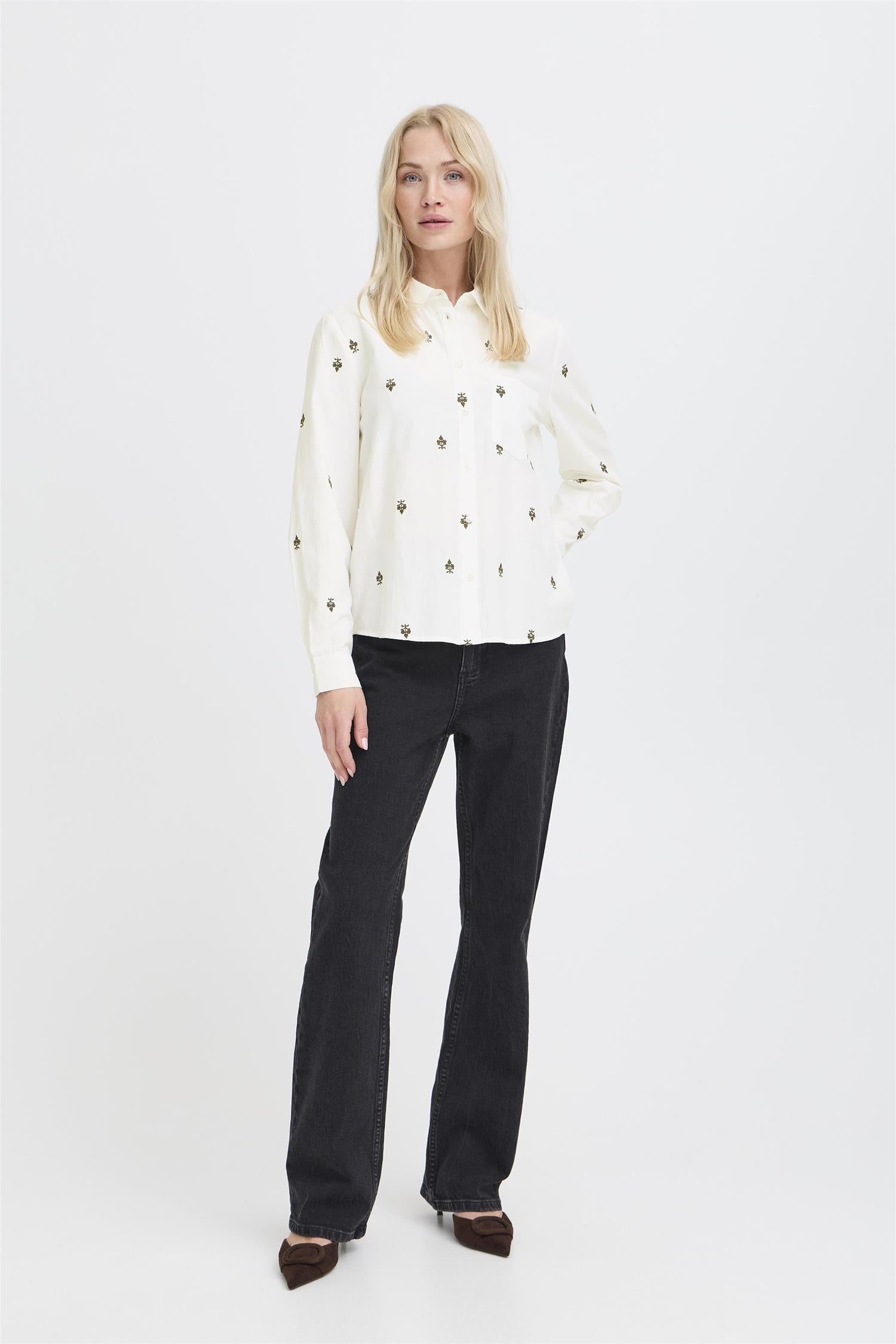 Byhilou Emb Shirt