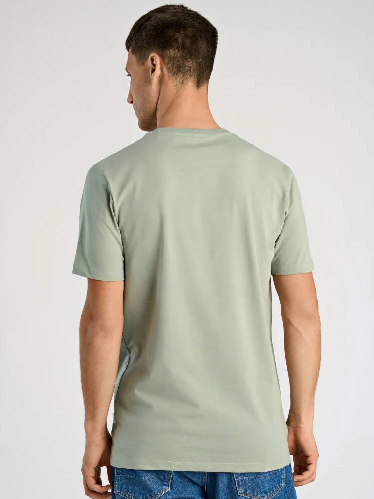 Mens stretch crew neck tee S/S