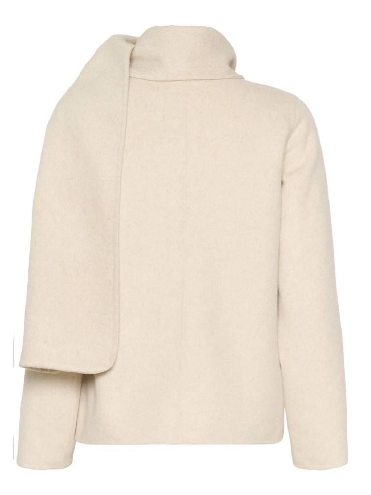Haizleyiw Scarf Coat