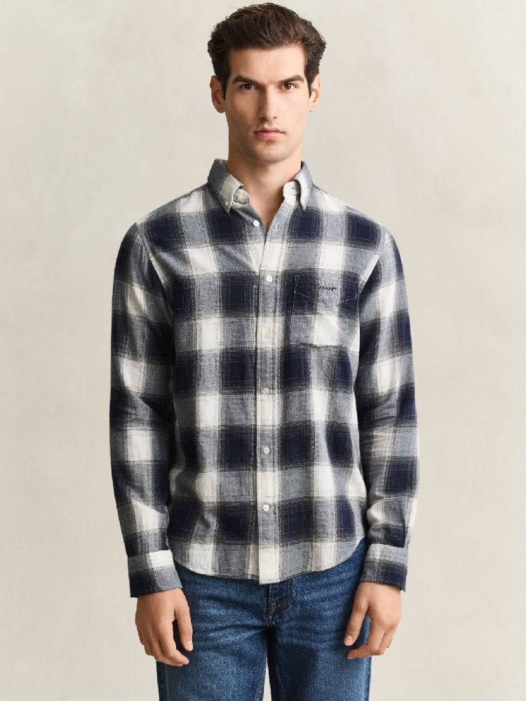 Reg Windblown Flannel Check Shirt