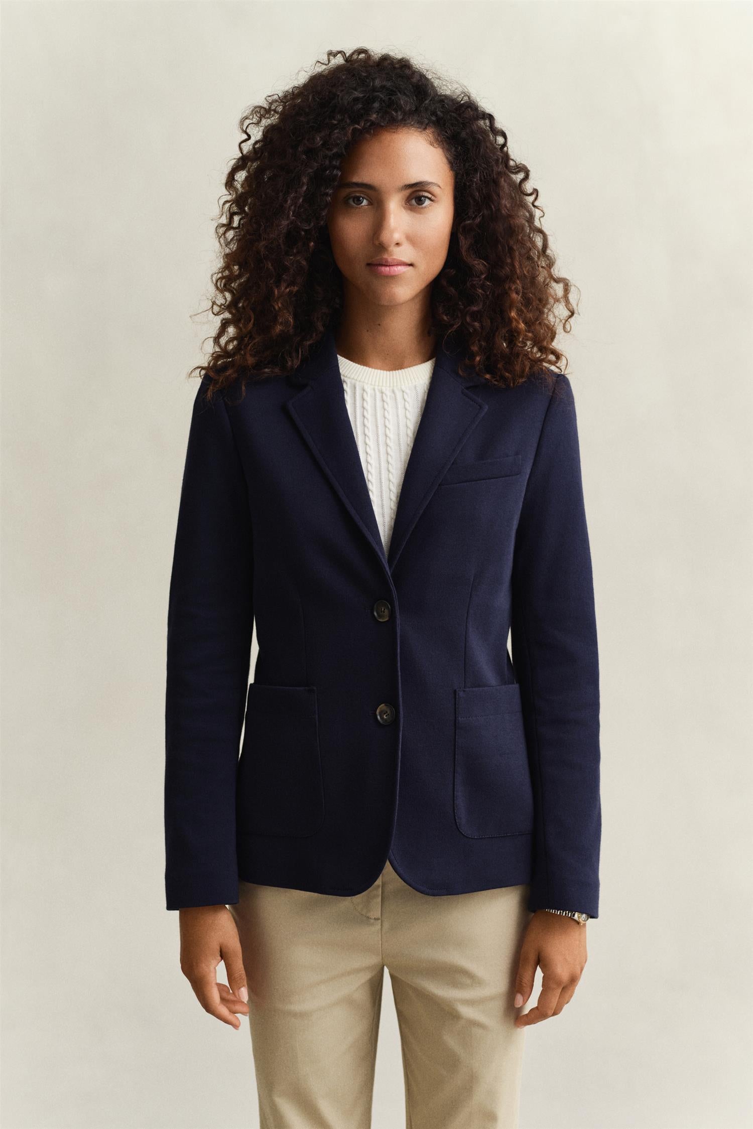 Slim Pique Blazer