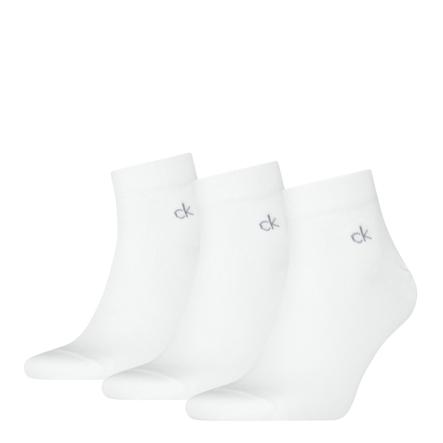 Ck Man 3pk Quarter Sock