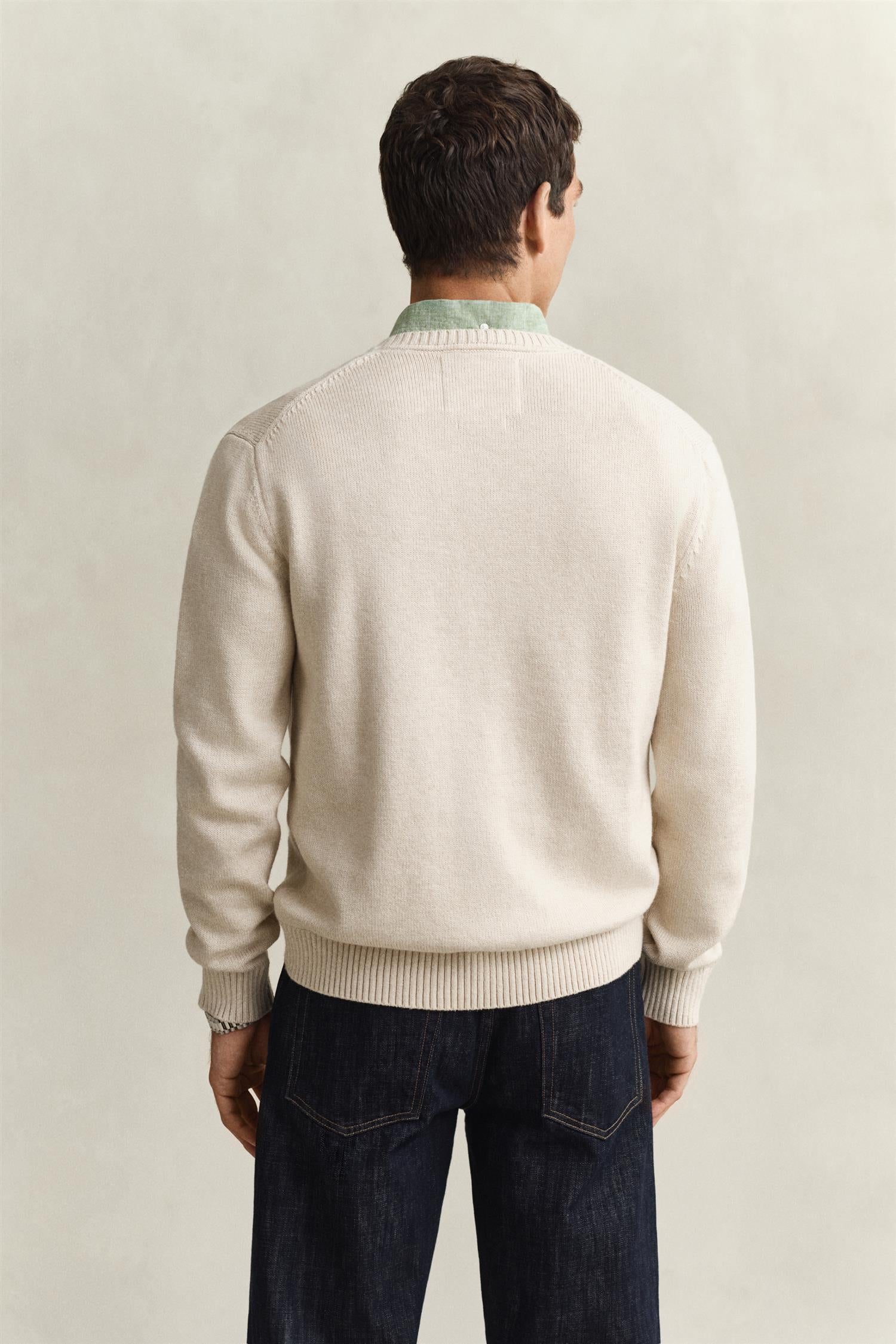 Cotton Blend C-Neck