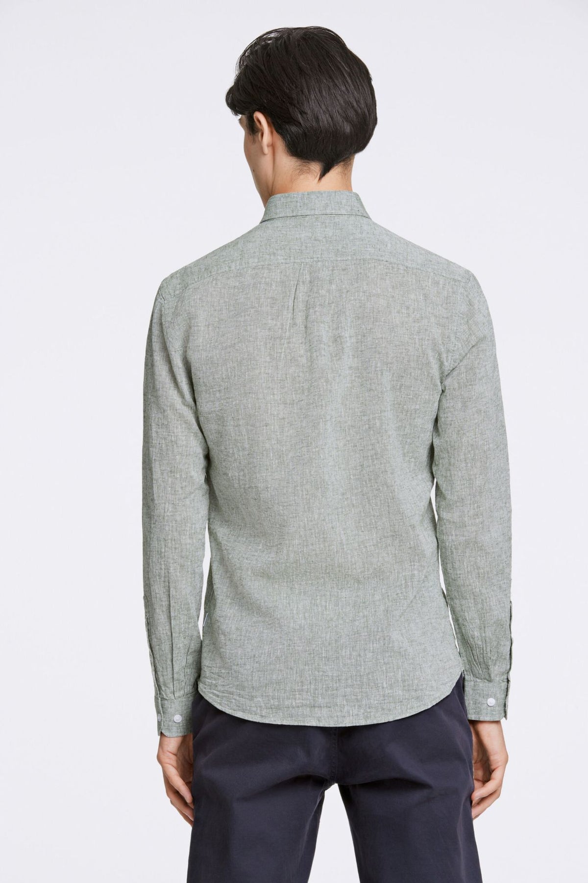 Linen/cotton shirt L/S