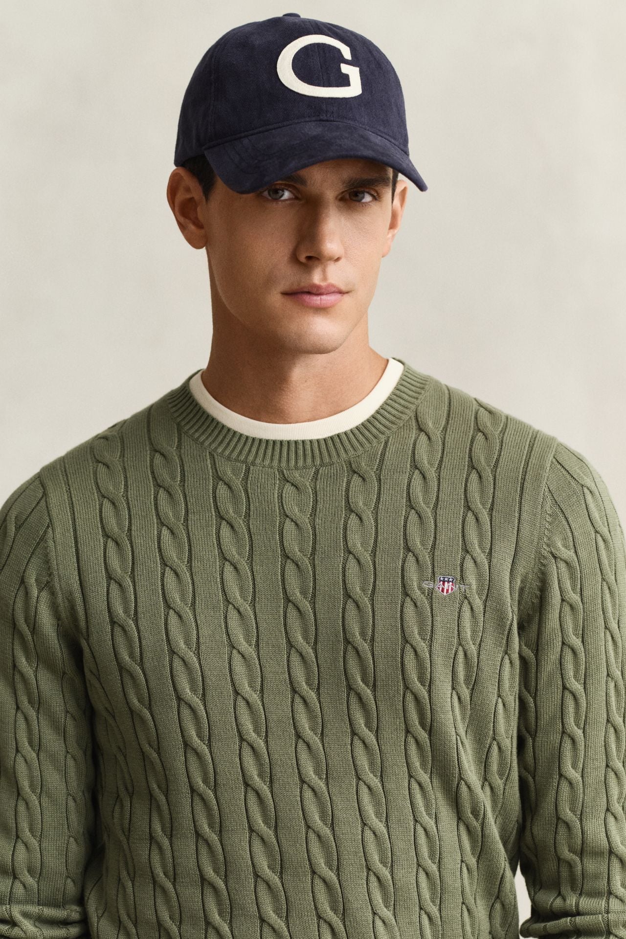 Cotton Cable C-Neck