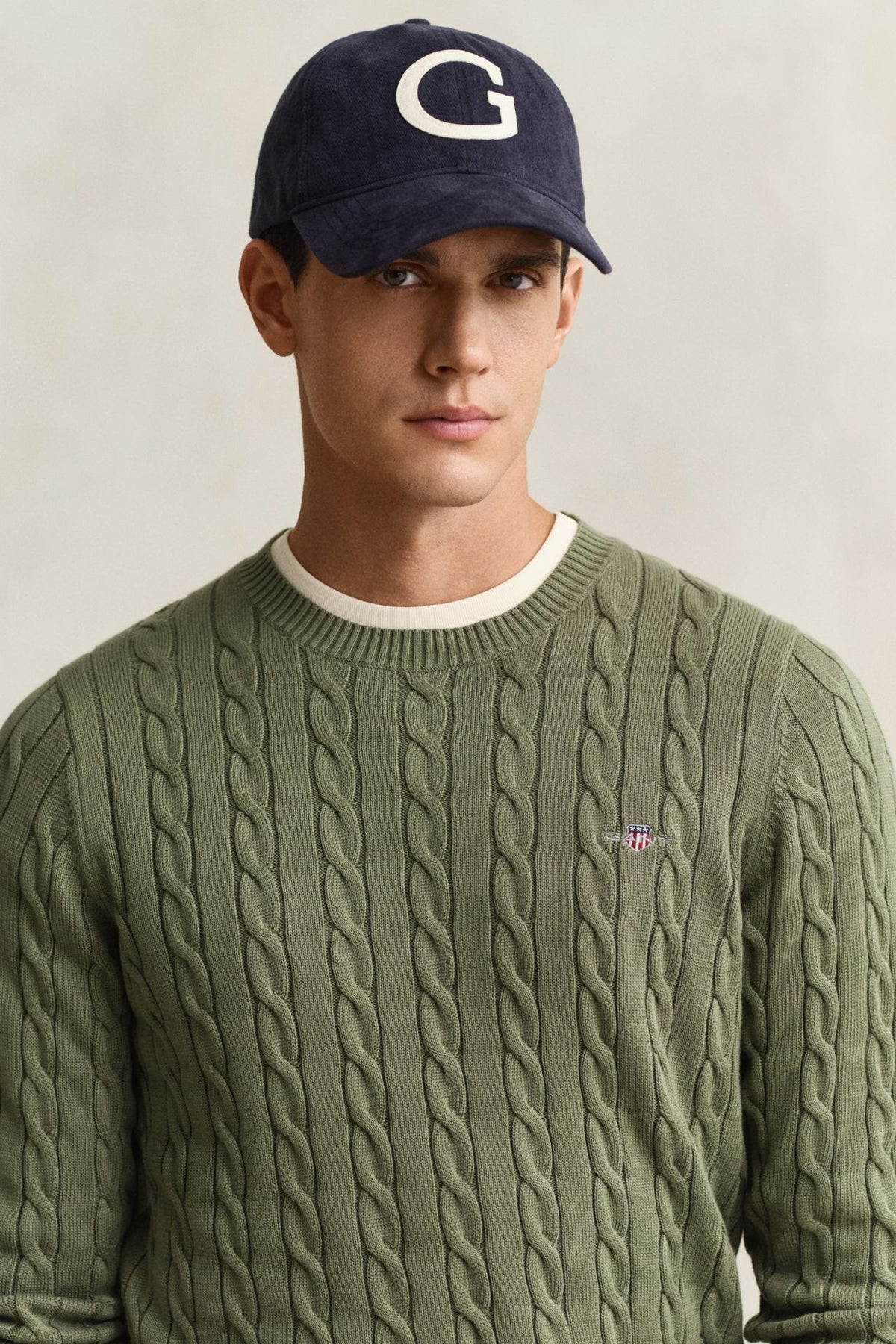 Cotton Cable C-Neck