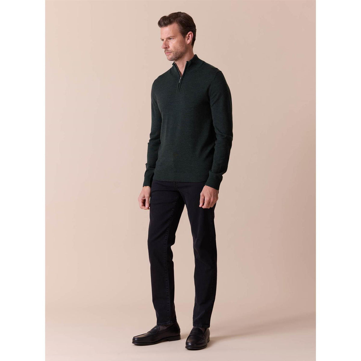 Berto Merino Zip Genser