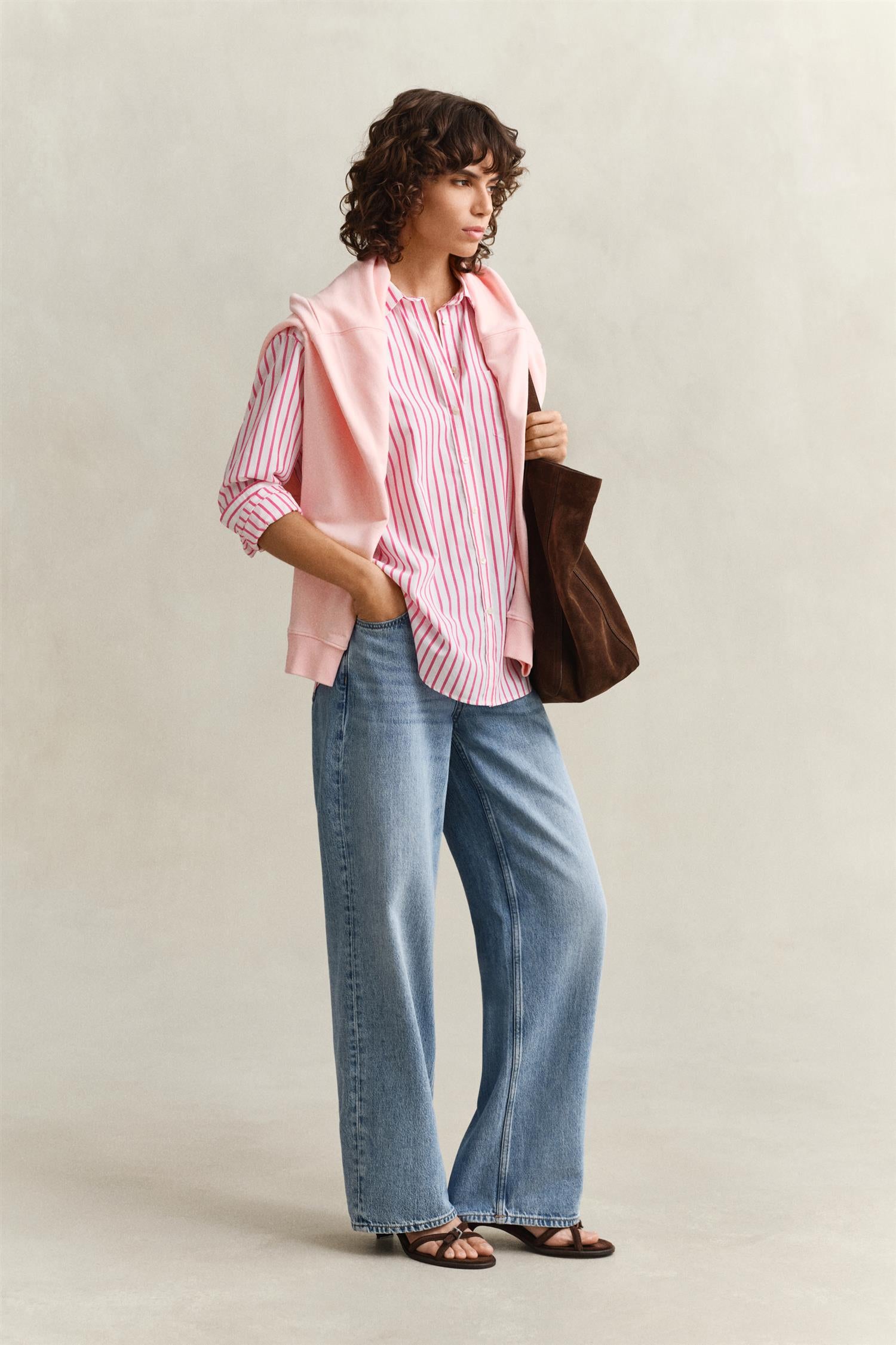 Rel Classic Poplin Striped Shirt