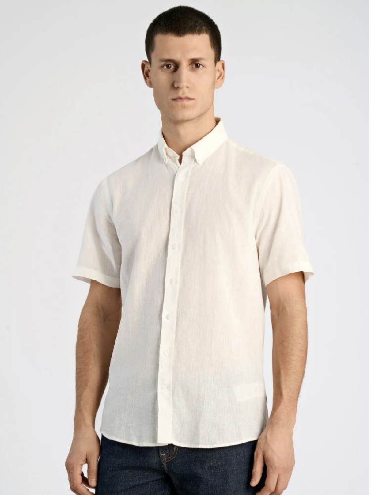 Linen/cotton shirt S/S