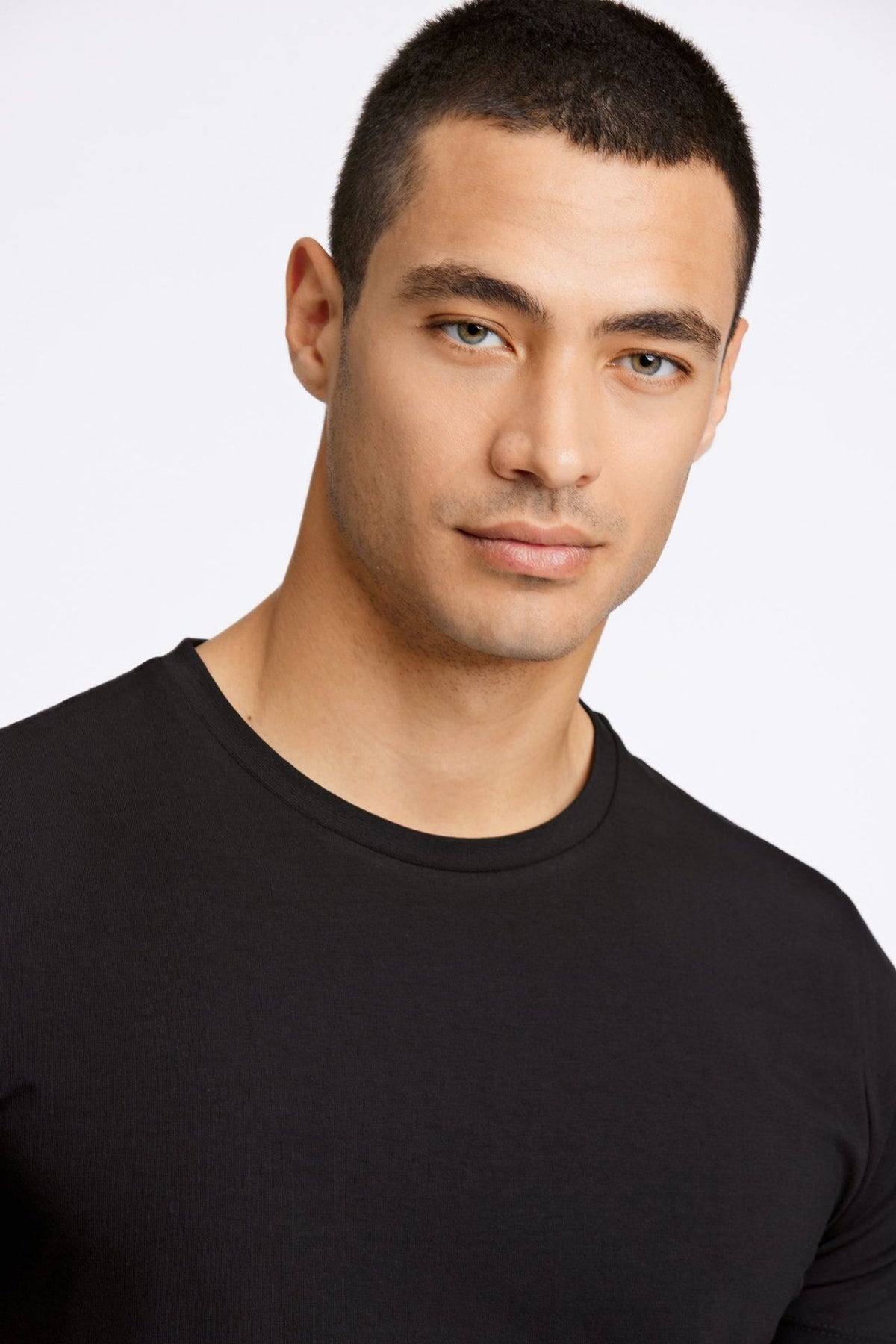 Mens stretch crew neck tee S/S