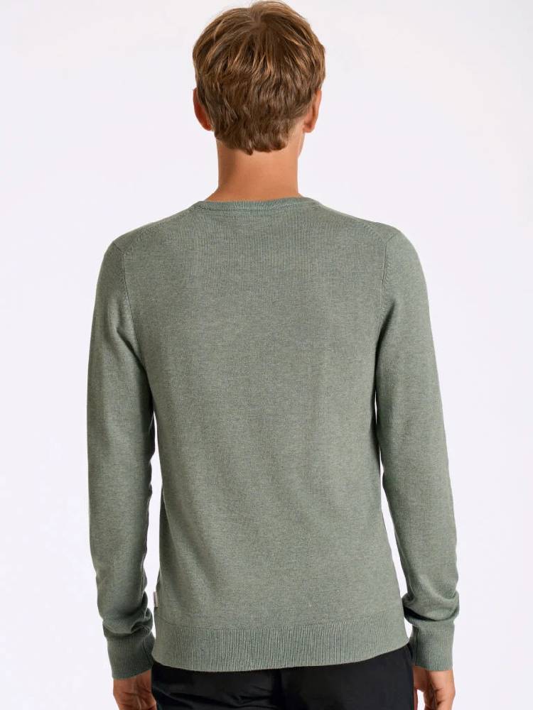 Ecovero L/S o-neck knit