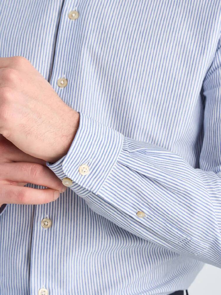 Superflex Knitted Stripe Shirt L/s