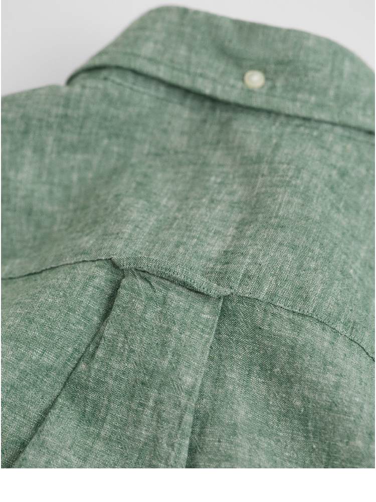 REG COTTON LINEN SS SHIRT