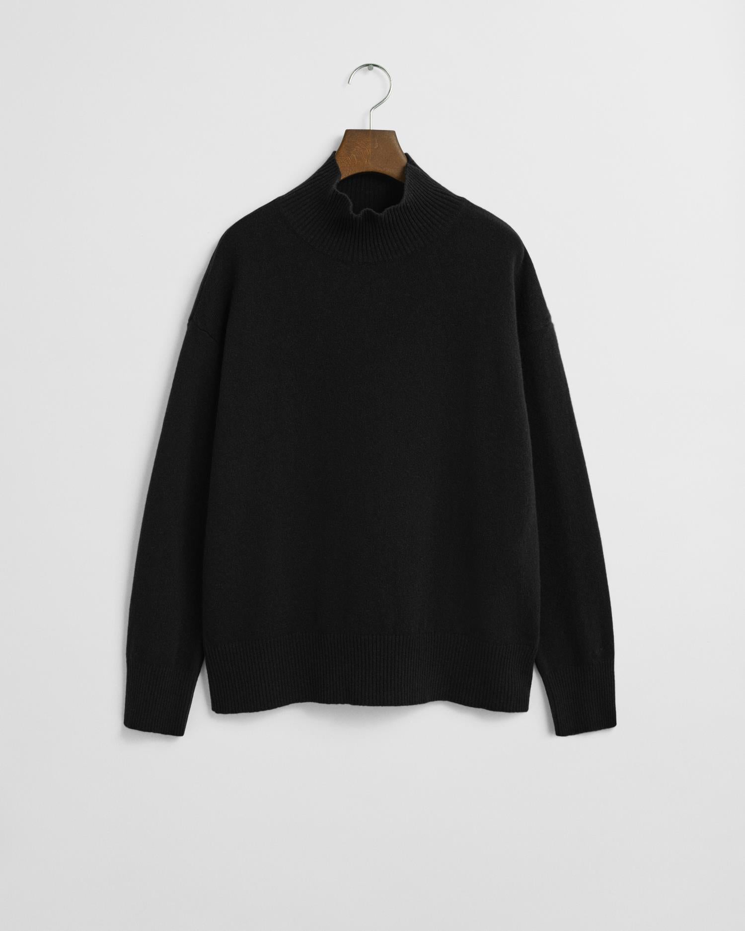 SUPERFINE LAMBSWOOL MOCK NECK