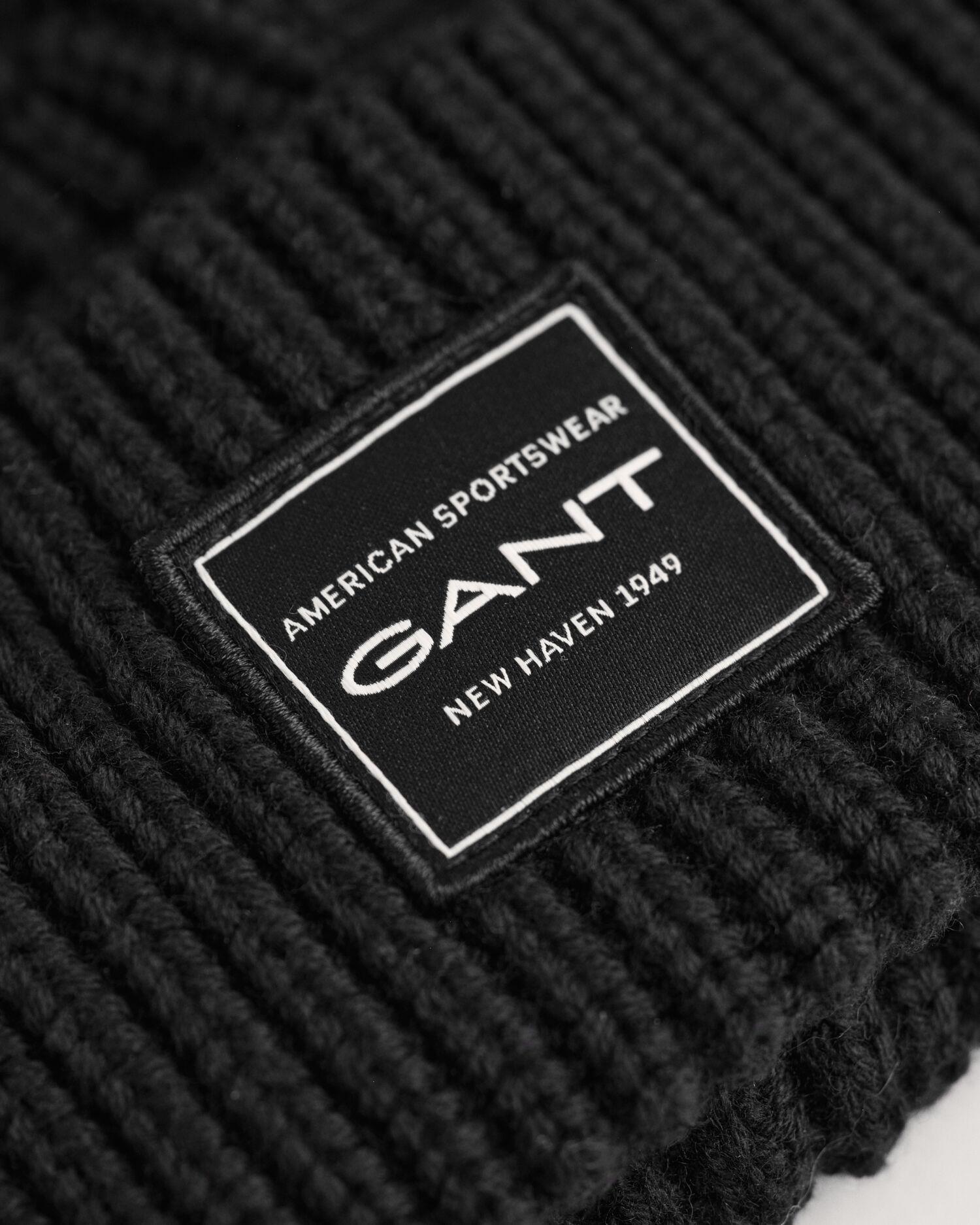 COTTON RIBBED BEANIE