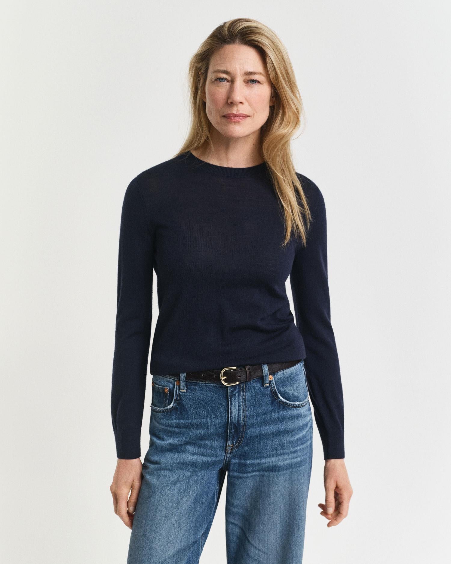 Extrafine Merino Wool C-Neck
