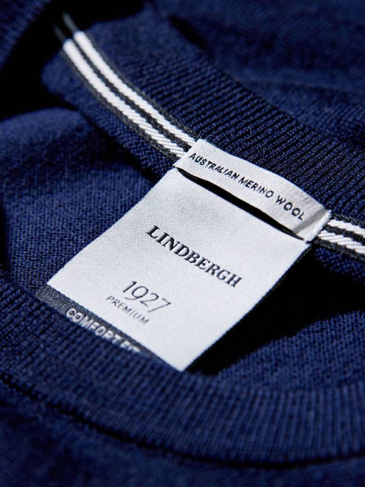 100% merino crew neck knit