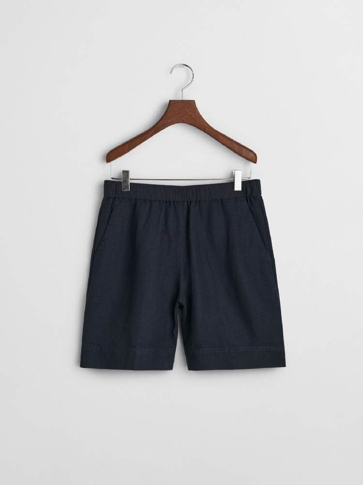 REL LINEN BLEND PULL ON SHORTS