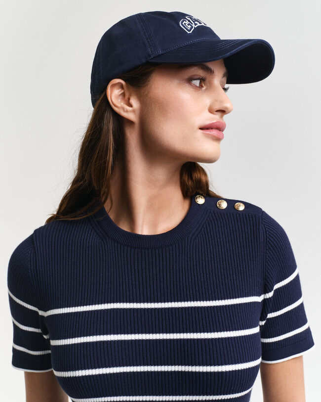 RIBBED BRETON DRESS