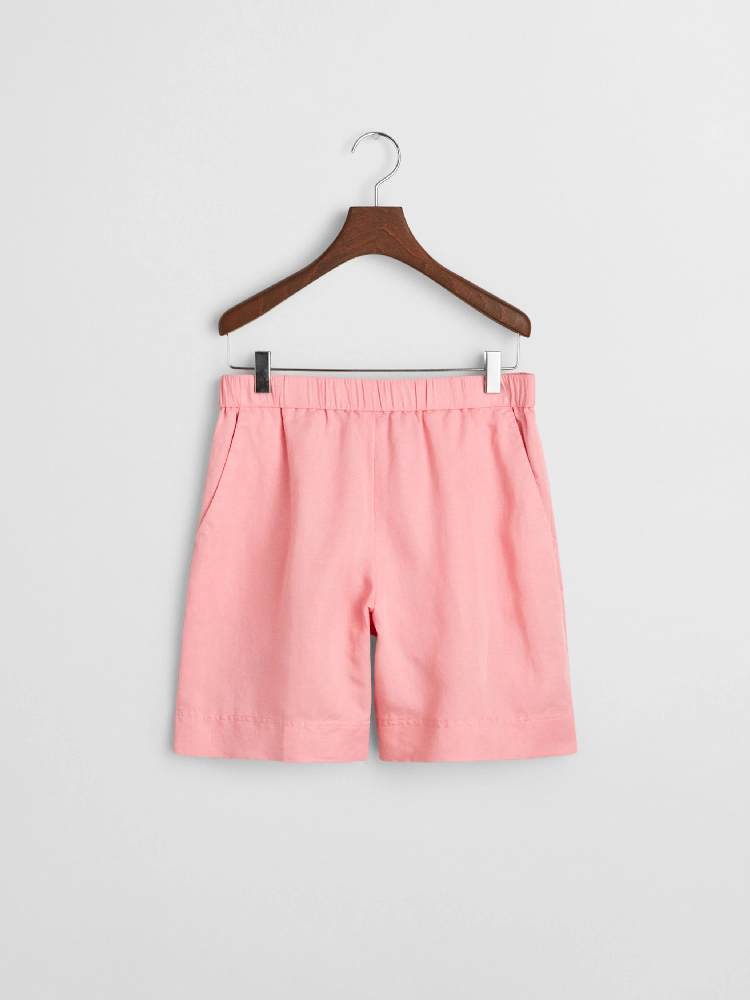 REL LINEN BLEND PULL ON SHORTS