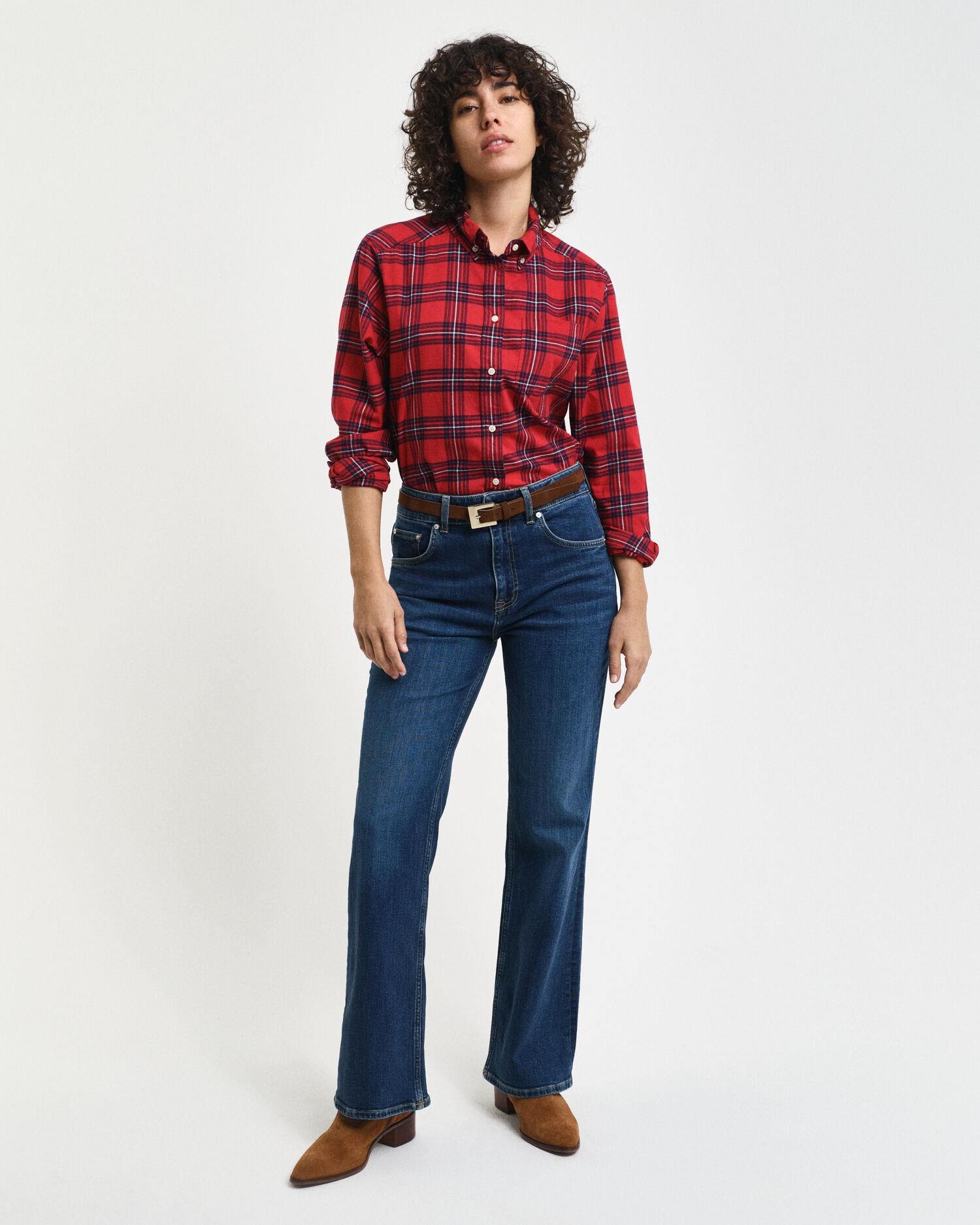 SLIM FLARE JEANS