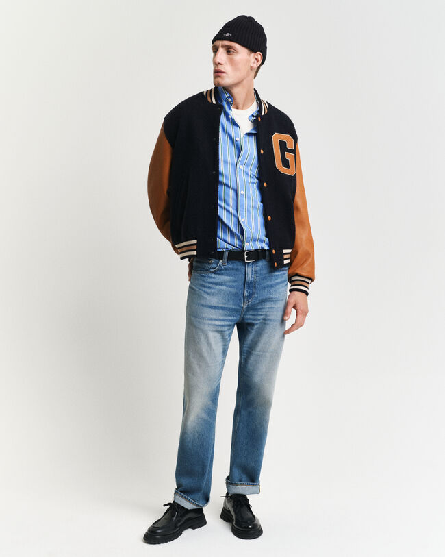 REG CLASSIC POPLIN STRIPE SHIRT