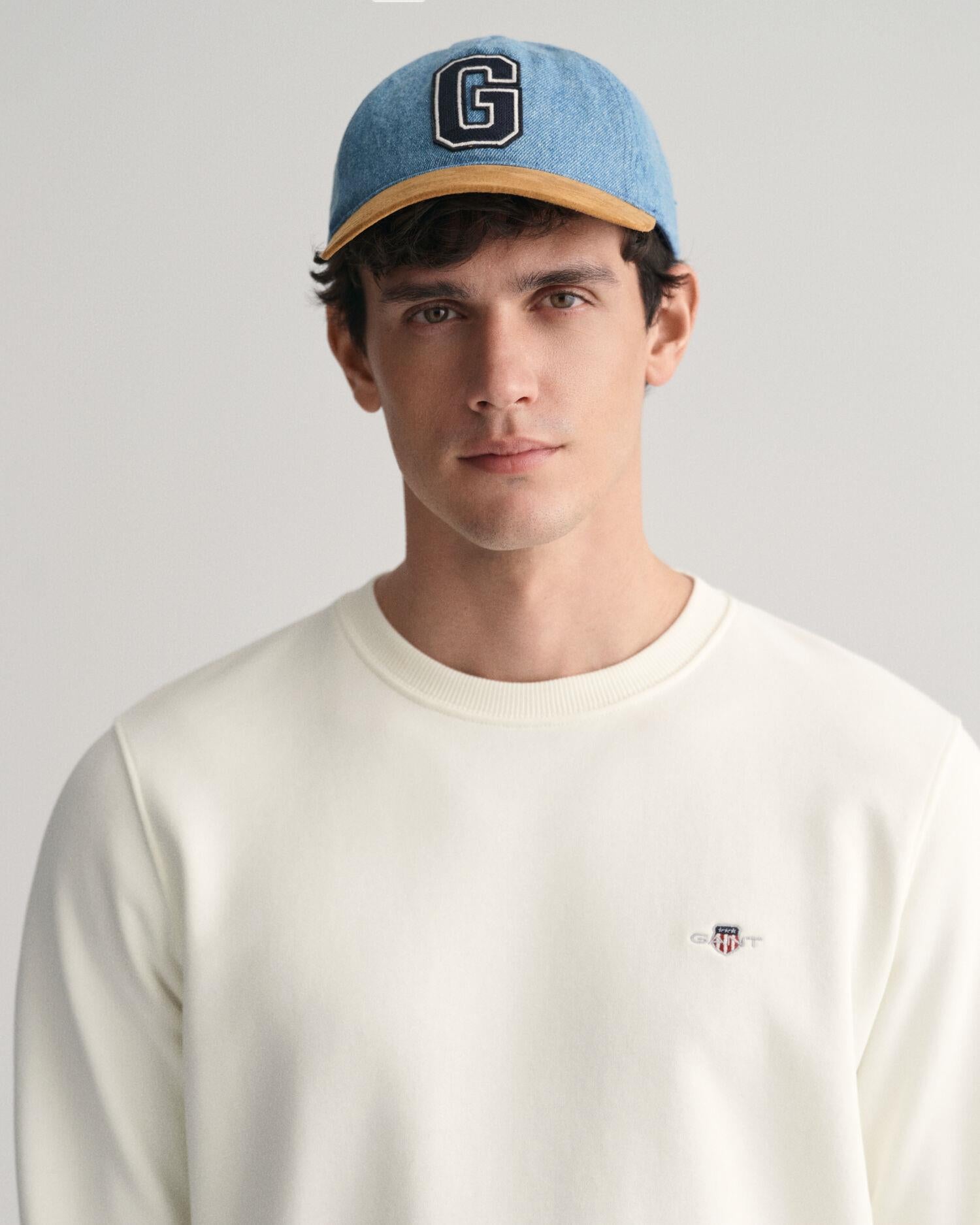 G BADGE DENIM CAP