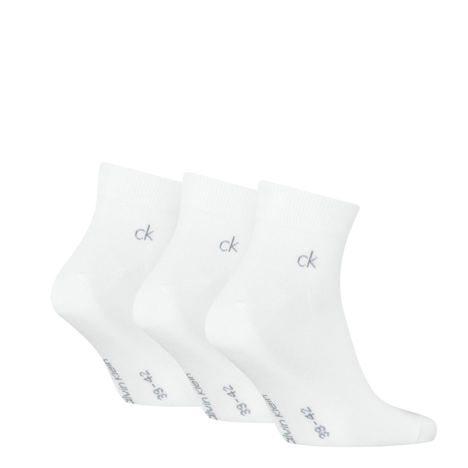 Ck Man 3pk Quarter Sock