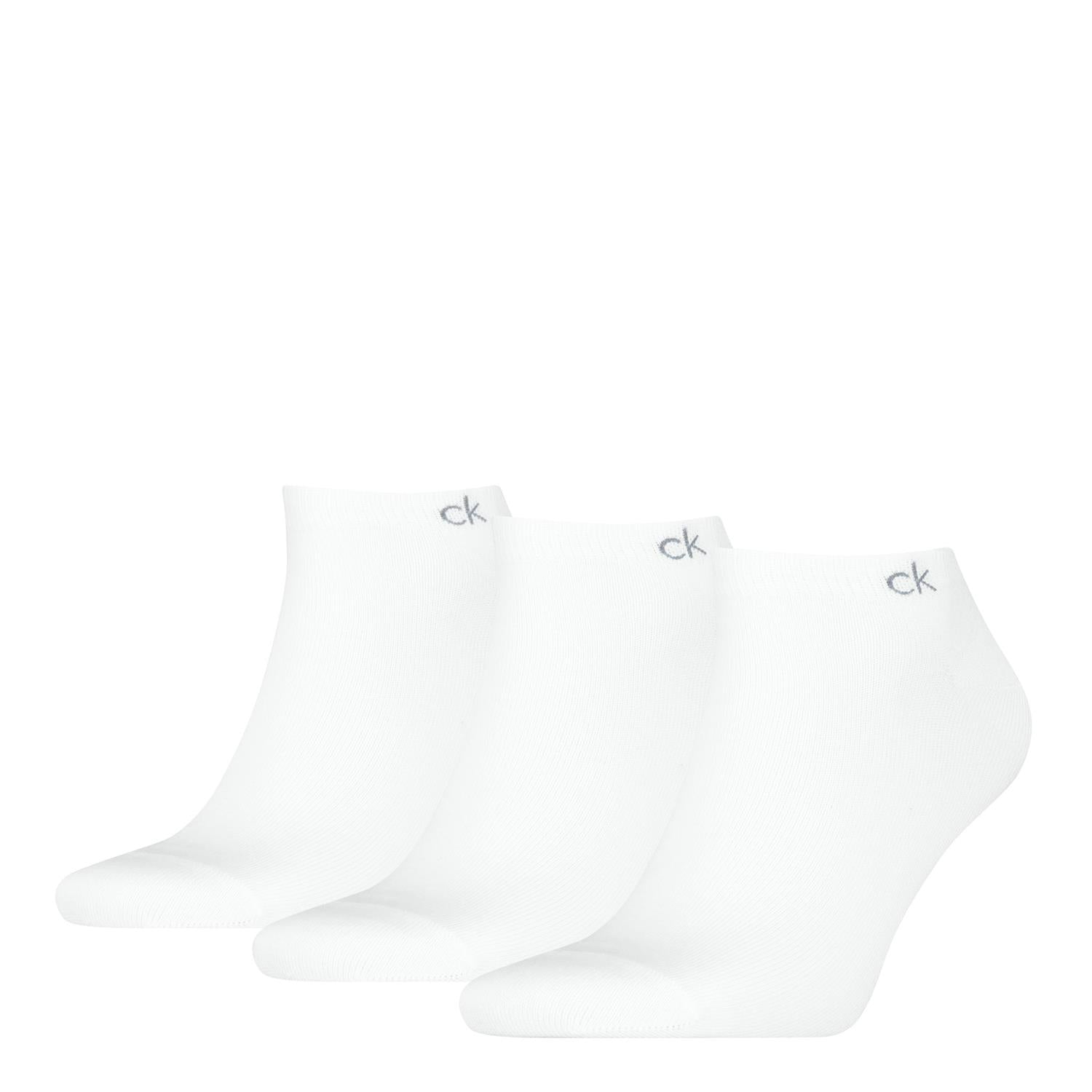 Ck Man 3pk Logo Sneaker Sock