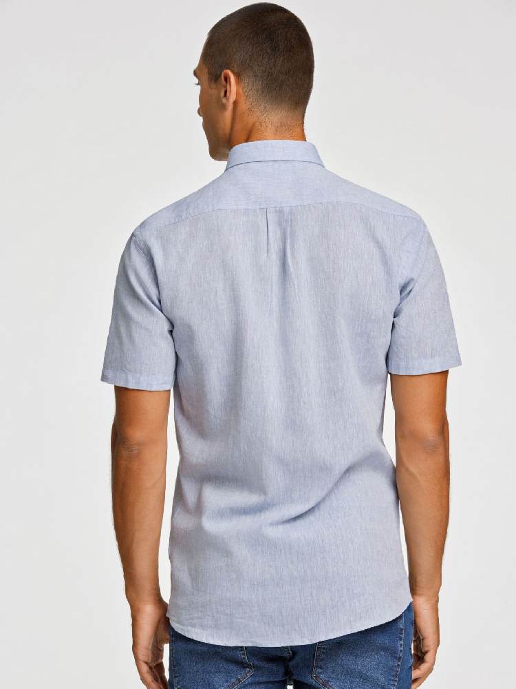 Linen/cotton shirt S/S