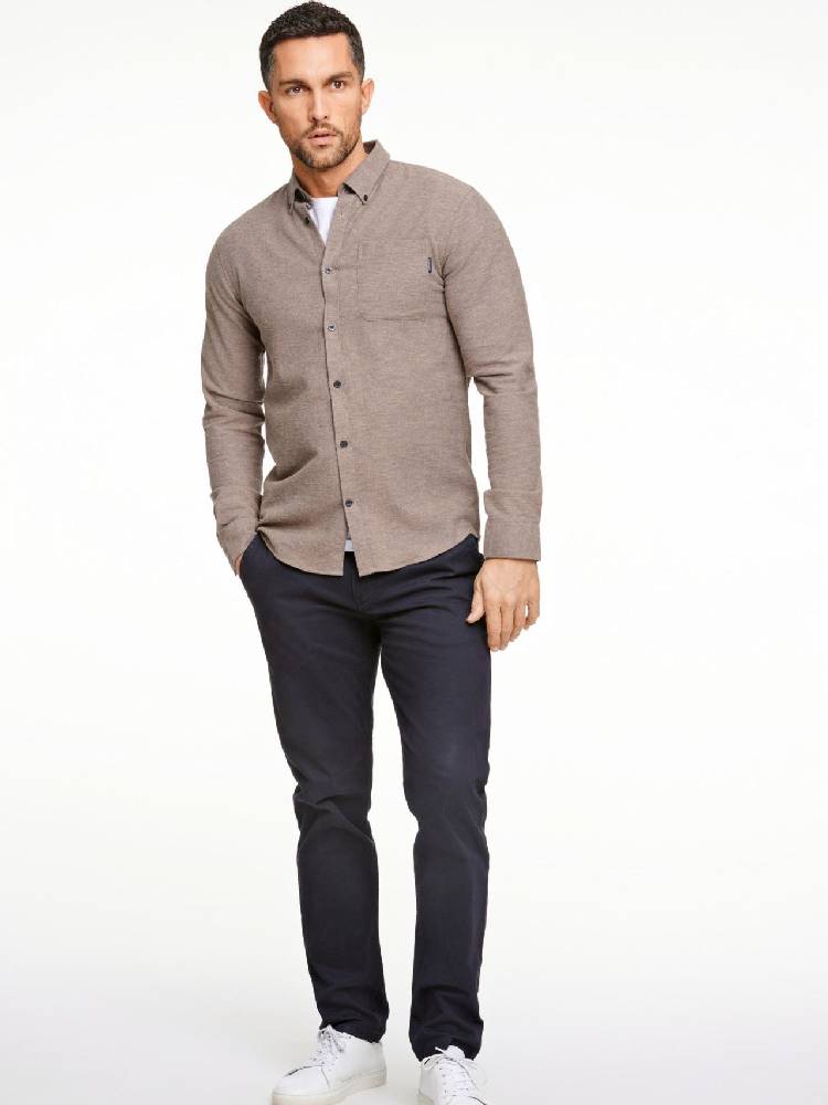 Brushed Twill Shirt L/s