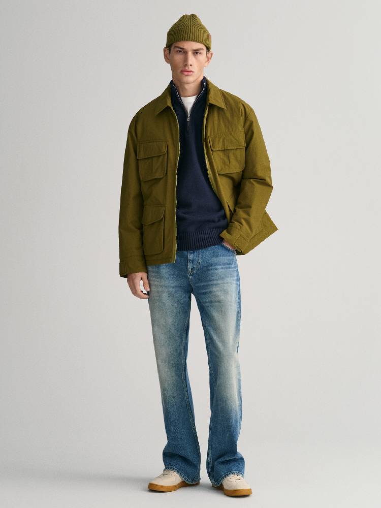 Bomullsgenser Med Half-Zip