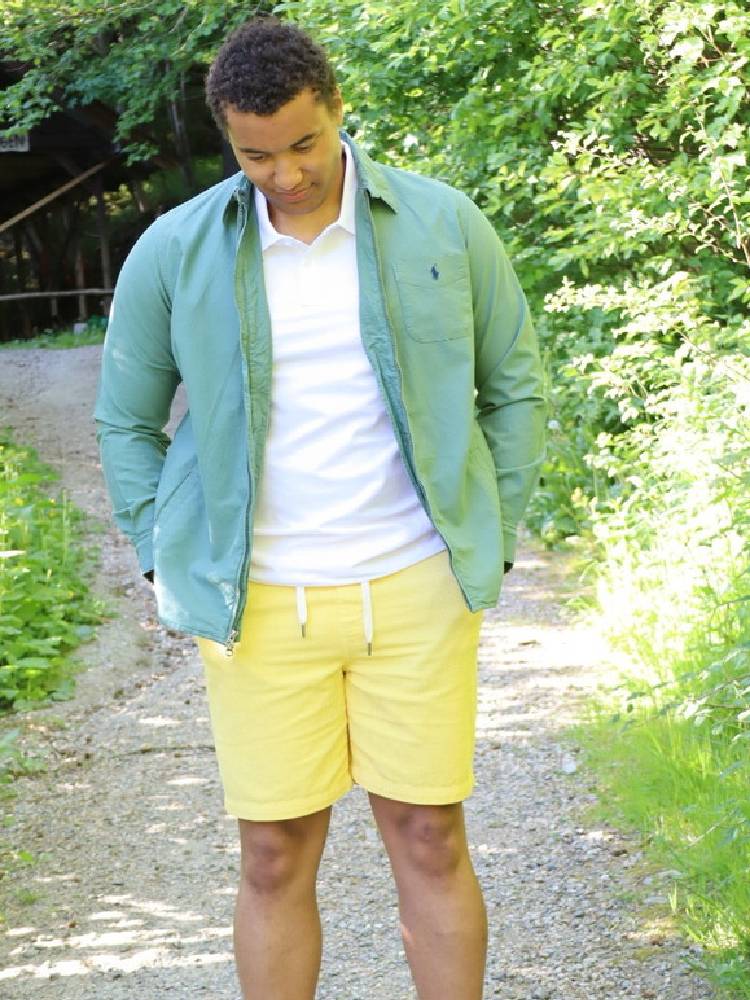Corduroy shorts