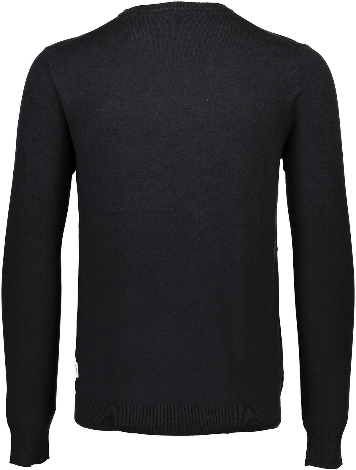 Melange round neck knit