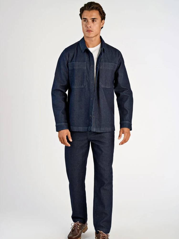 Indigo overshirt L/S