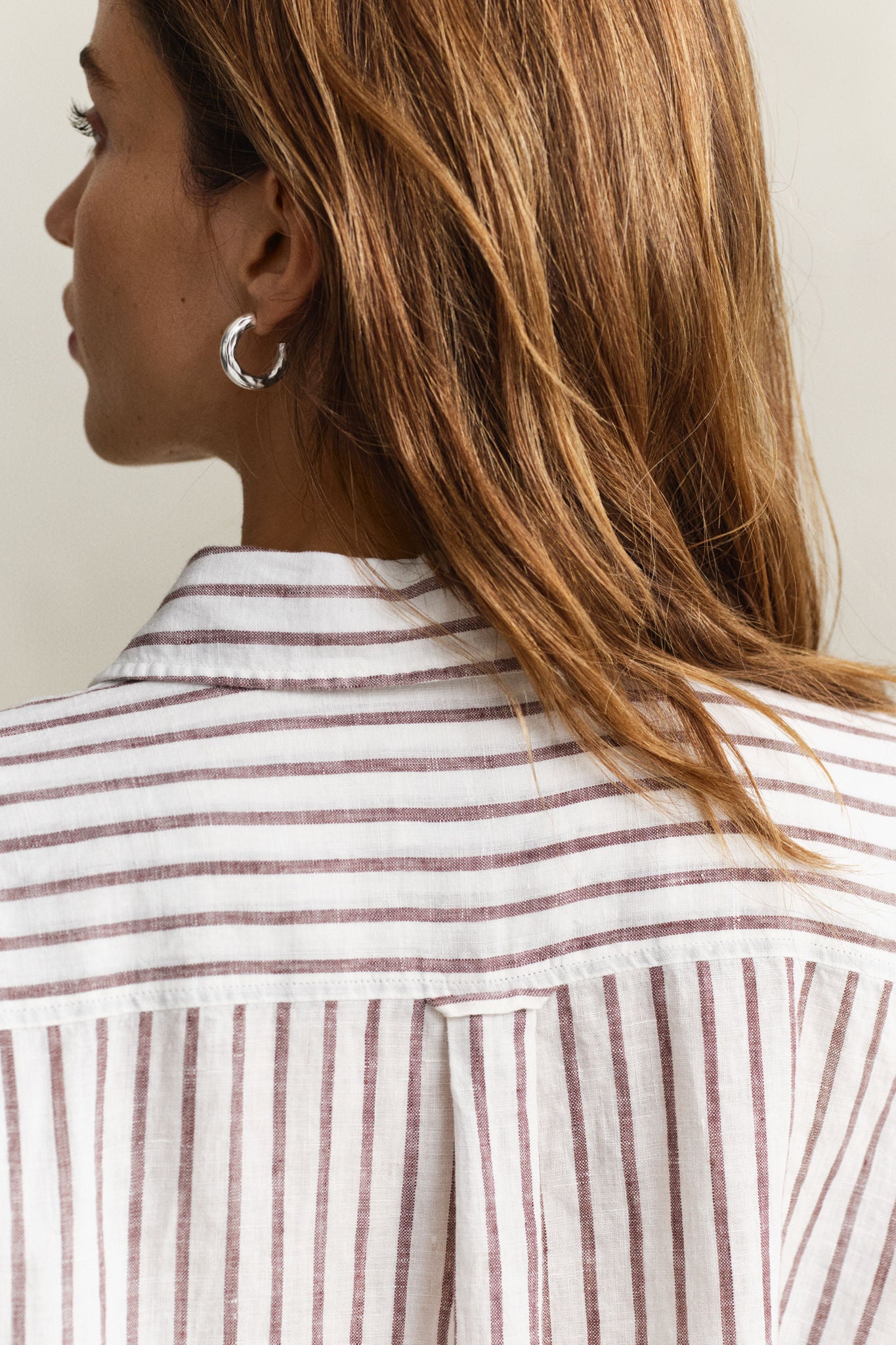 Rel Striped Linen Ls Shirt