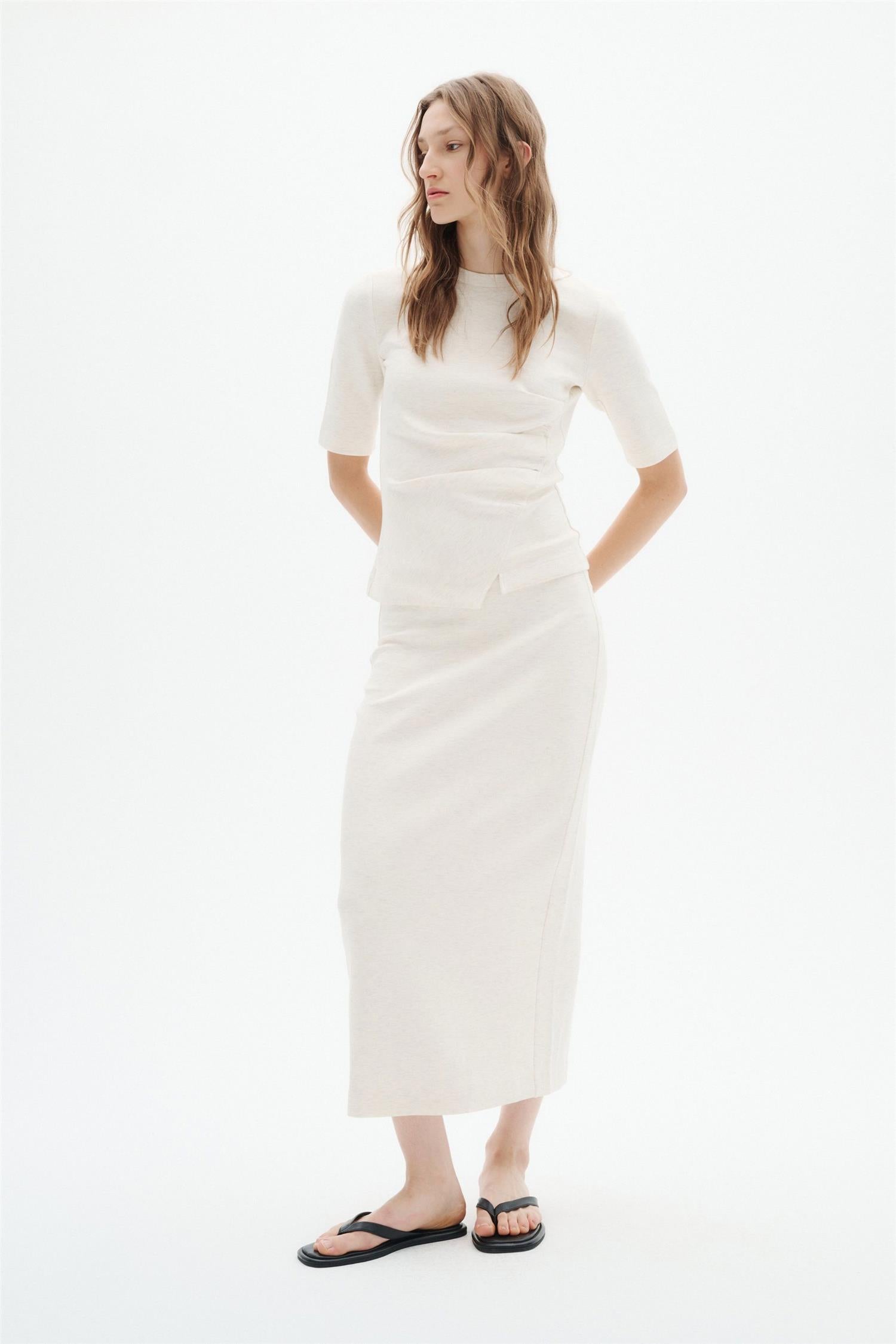 Aidaiw Melange Skirt