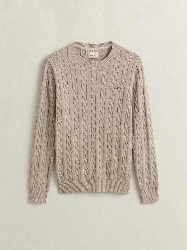 Cotton Cable C-Neck